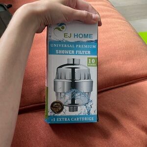 EJ HOME Universal Premium Shower Filter - removes harmful chemicals from water